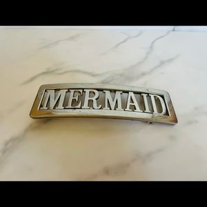 Mermaid custom belt buckle
